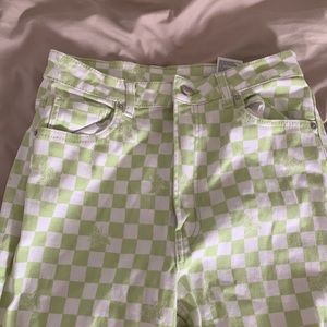 H&M checkered jeans